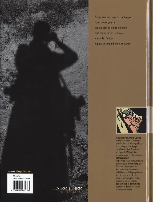 Verso de l'album Le Photographe Tome 2