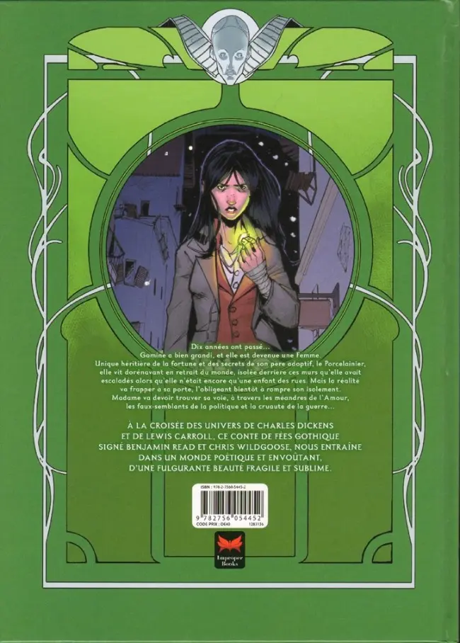 Verso de l'album Porcelaine Tome 2 Femme
