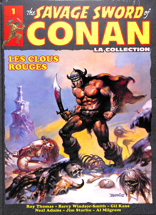 Couverture de l'album The Savage Sword of Conan - La Collection Tome 1 Les clous rouges
