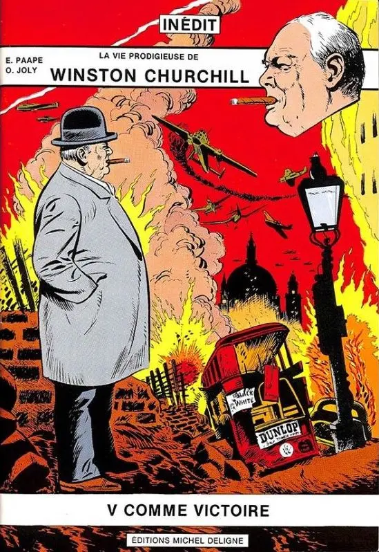 Couverture de l'album La Vie prodigieuse de Winston Churchill Tome 2 V comme Victoire