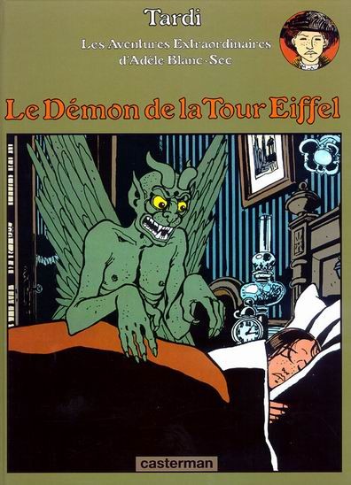 Couverture de l'album Les Aventures Extraordinaires d'Adèle Blanc-Sec Tome 2 Le Démon de la Tour Eiffel