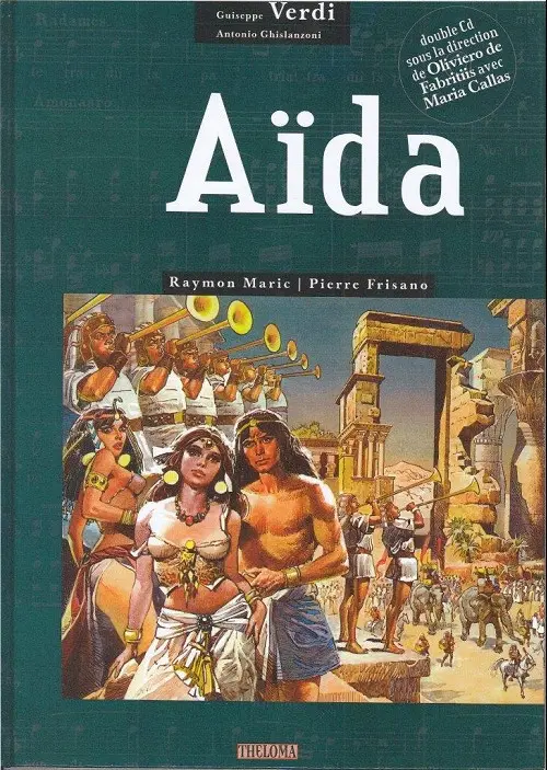 Couverture de l'album Aïda de Giuseppe Verdi