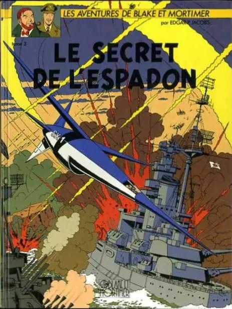 Couverture de l'album Blake et Mortimer Tome 3 Le Secret de l'Espadon