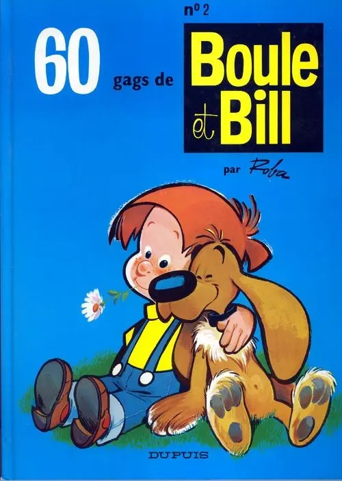 Couverture de l'album Boule & Bill Tome 2 60 gags de Boule et Bill