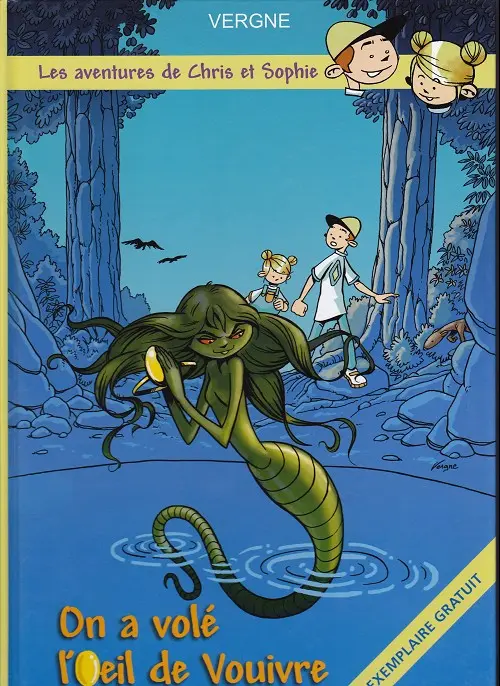 Couverture de l'album Les aventures de Chris et Sophie Tome 2 On a volé l'œil de Vouivre