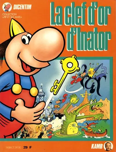 Couverture de l'album Dicentim le petit franc Tome 1 La clef d'or d'Inator