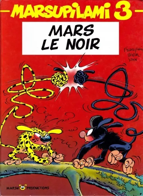 Couverture de l'album Marsupilami Tome 3 Mars le noir