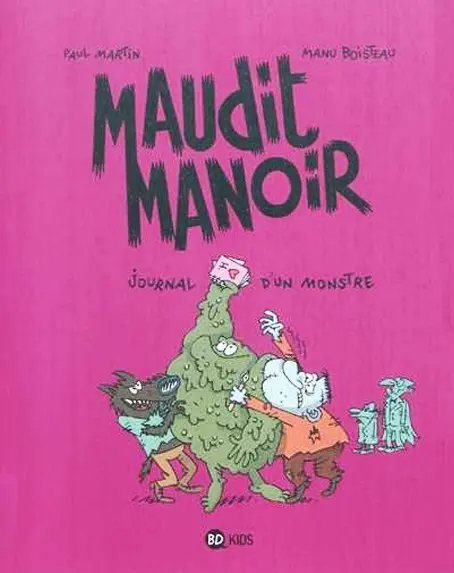 Couverture de l'album Maudit manoir Tome 2 Journal d'un monstre