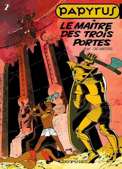 Couverture de l'album Papyrus Tome 2 Le maître des trois portes