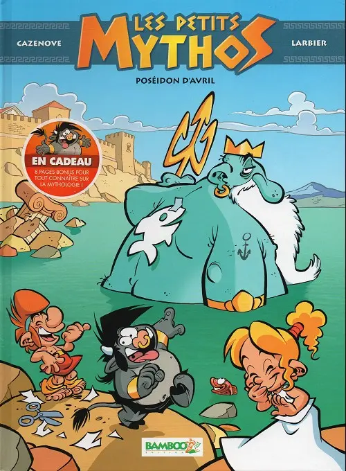 Couverture de l'album Les Petits Mythos Tome 4 Poséidon d'avril