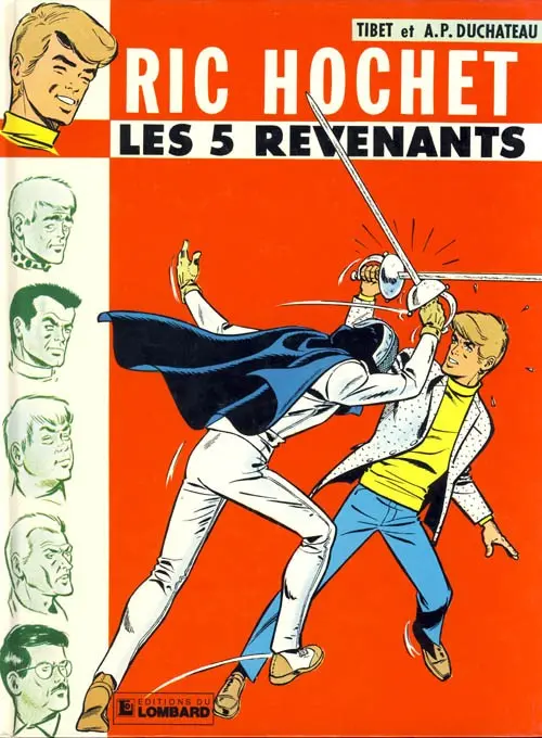 Couverture de l'album Ric Hochet Tome 10 Les 5 revenants