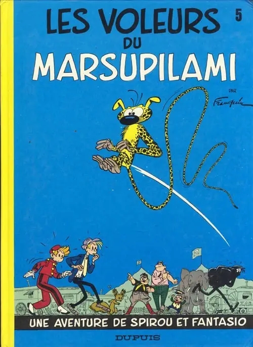 Couverture de l'album Spirou et Fantasio Tome 5 Les voleurs du Marsupilami