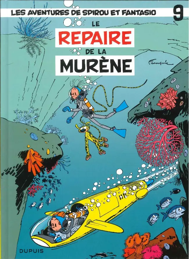 Couverture de l'album Spirou et Fantasio Tome 9 Le repaire de la murène