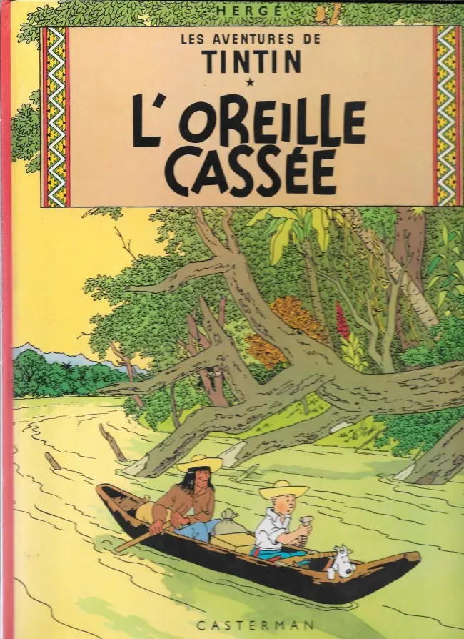 Couverture de l'album Tintin Tome 6 L'oreille cassée