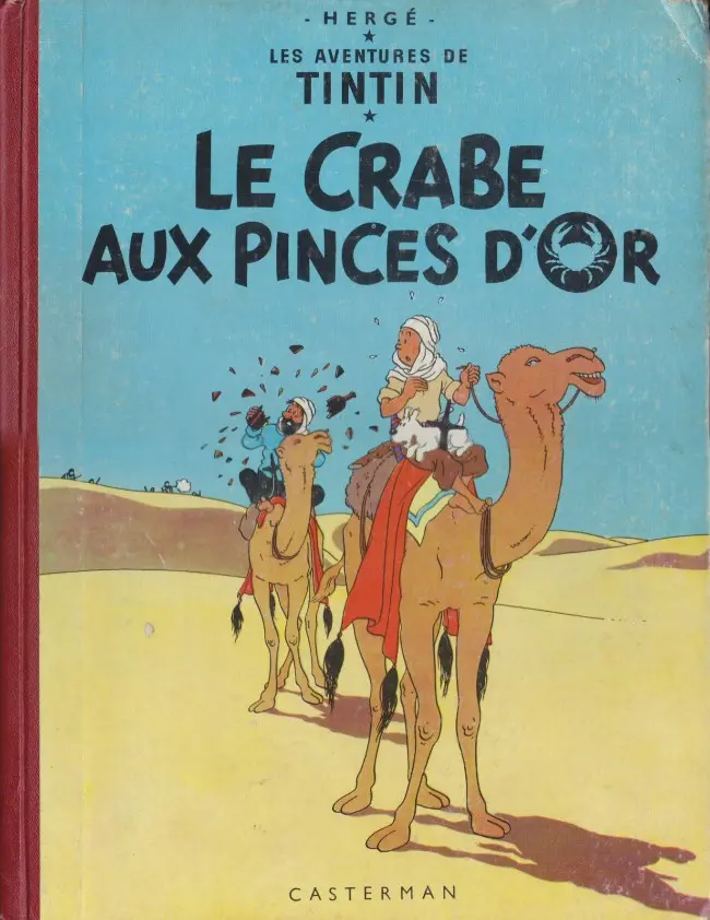 Couverture de l'album Tintin Tome 9 Le crabe aux pinces d'or