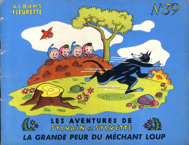 Couverture de l'album Sylvain et Sylvette Tome 39 La grande peur du méchant loup