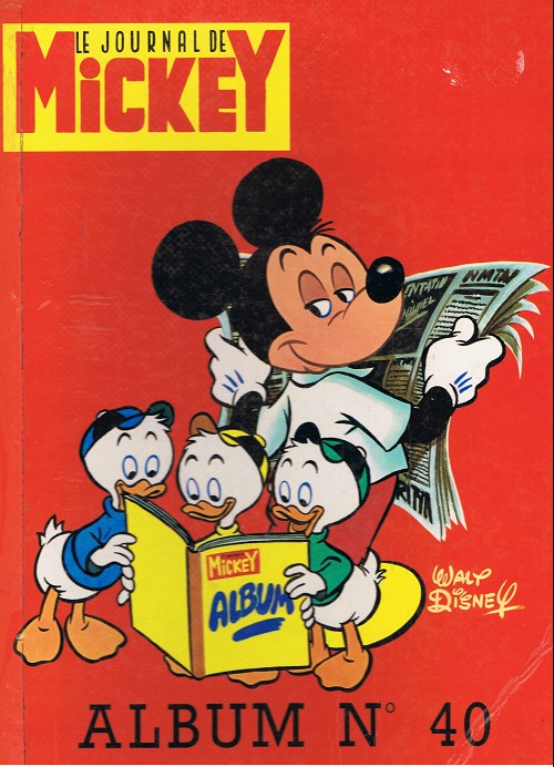 Couverture de l'album Le Journal de Mickey Album N° 40