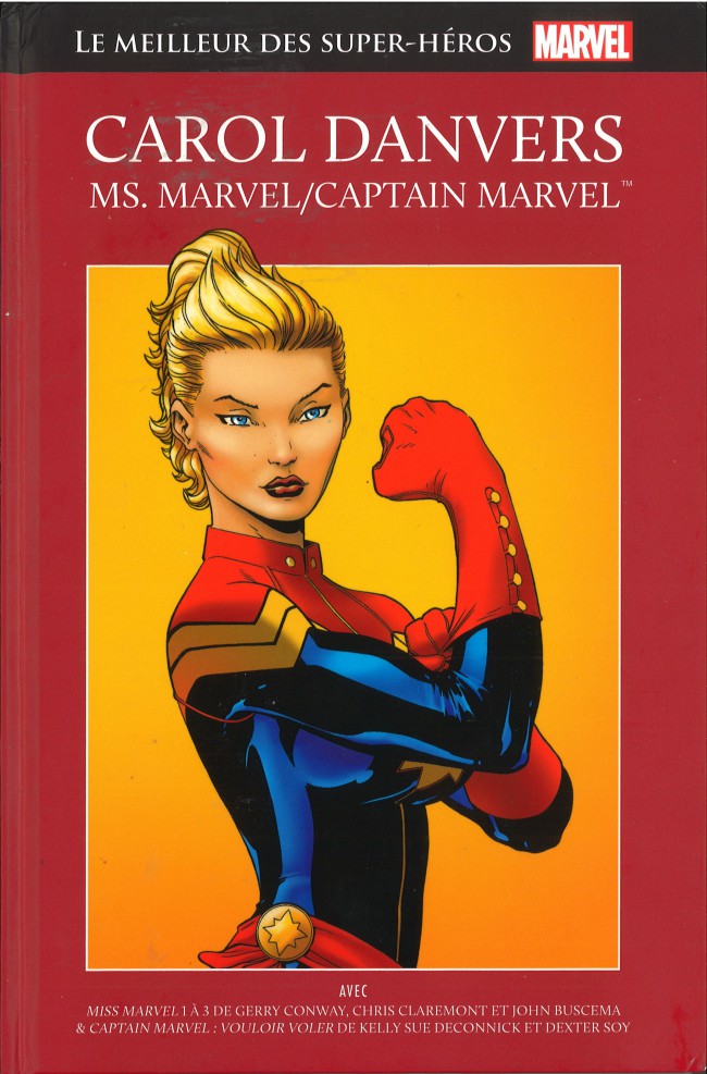 Couverture de l'album Le meilleur des Super-Héros Marvel Tome 18 Carol Danvers Ms. Marvel/Captain Marvel