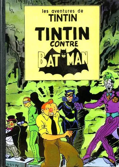 Couverture de l'album Tintin Tintin contre Batman