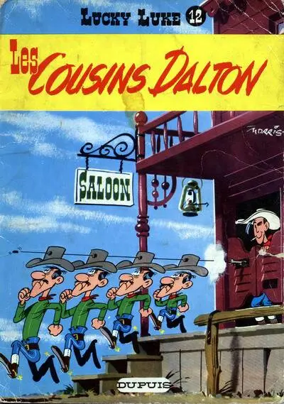Couverture de l'album Lucky Luke Tome 12 Les cousins Dalton