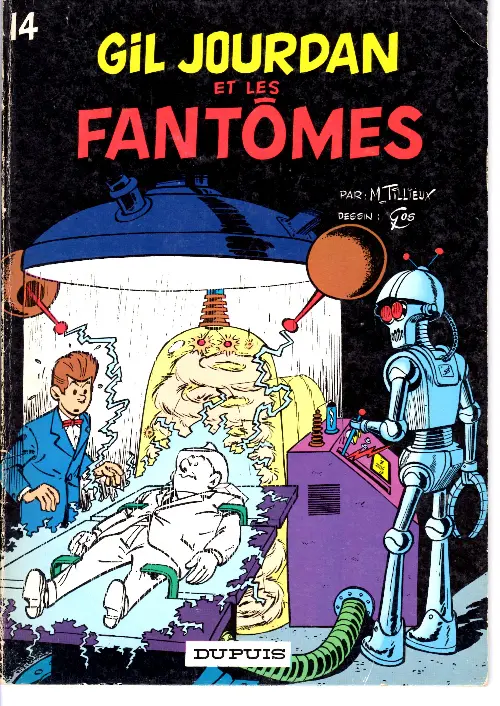 Couverture de l'album Gil Jourdan Tome 14 Gil Jourdan et les fantômes