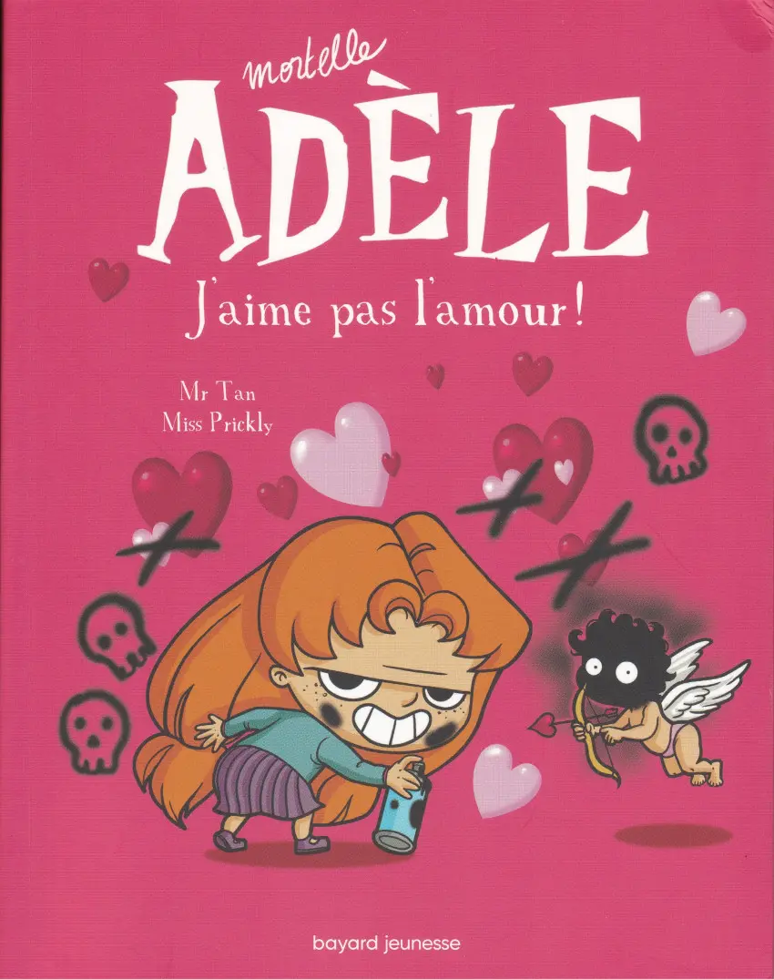 Couverture de l'album Mortelle Adèle Tome 4 J'aime pas l'amour !