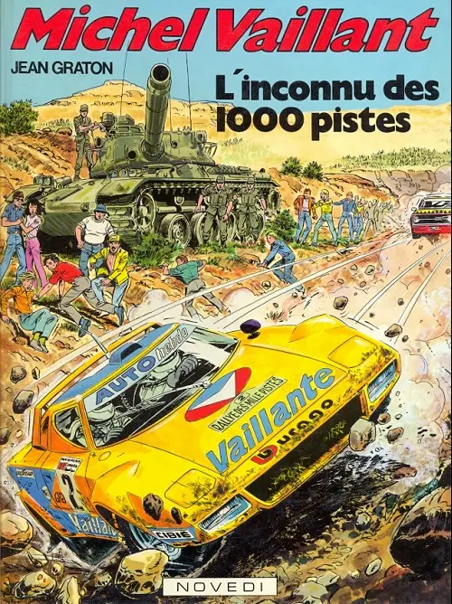 Couverture de l'album Michel Vaillant Tome 37 L'inconnu des 1000 pistes
