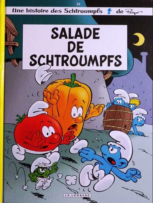 Couverture de l'album Les Schtroumpfs Tome 24 Salade de Schtroumpfs