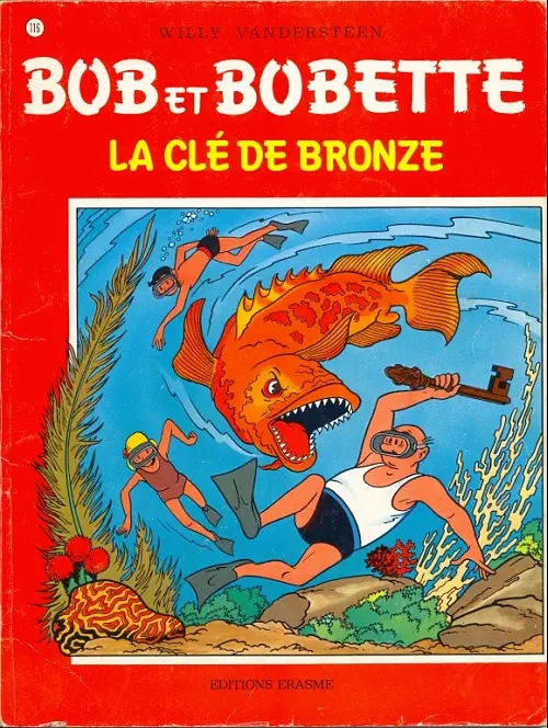 Couverture de l'album Bob et Bobette Tome 116 La clé de bronze