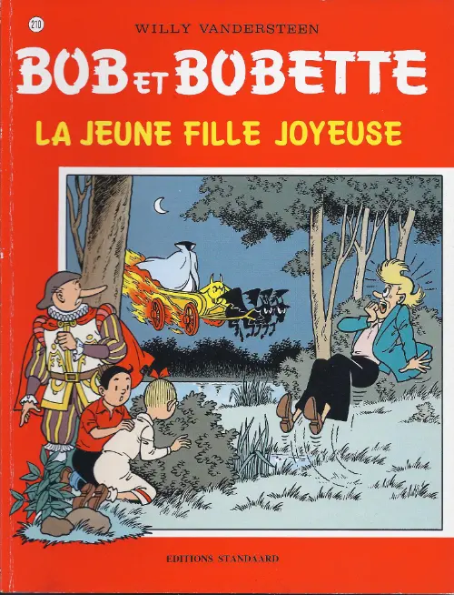 Couverture de l'album Bob et Bobette Tome 210 La jeune fille joyeuse