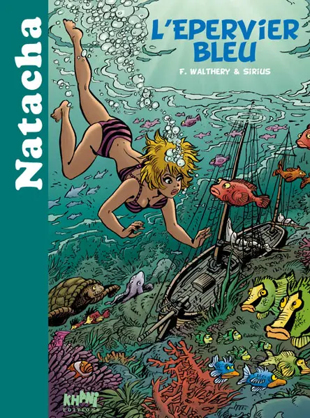 Couverture de l'album Natacha Tome 22 L'Epervier bleu