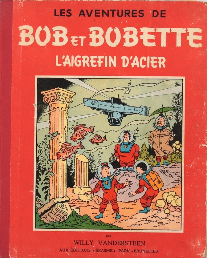 Couverture de l'album Les Aventures de Bob et Bobette Tome 16 L'aigrefin d'acier