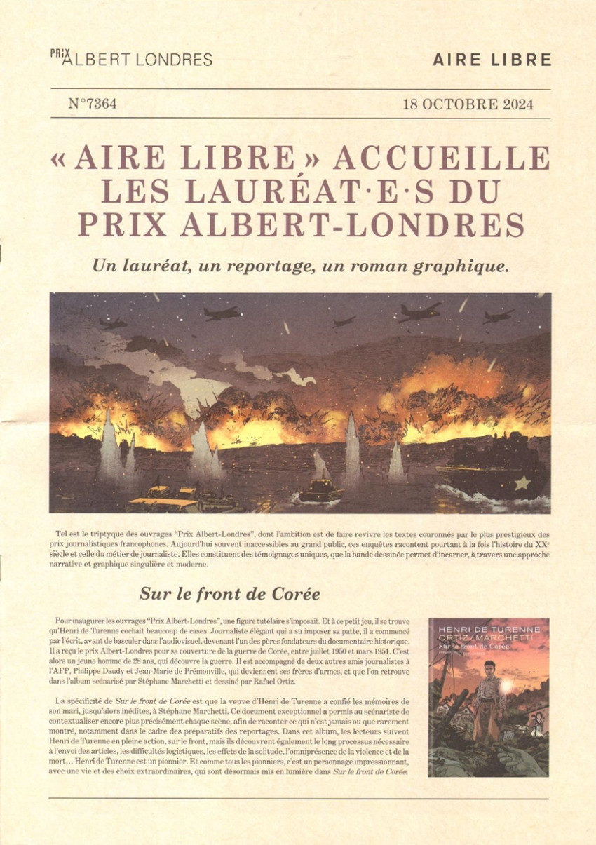 Couverture de l'album Sur le front de Corée Sur le front de Corée