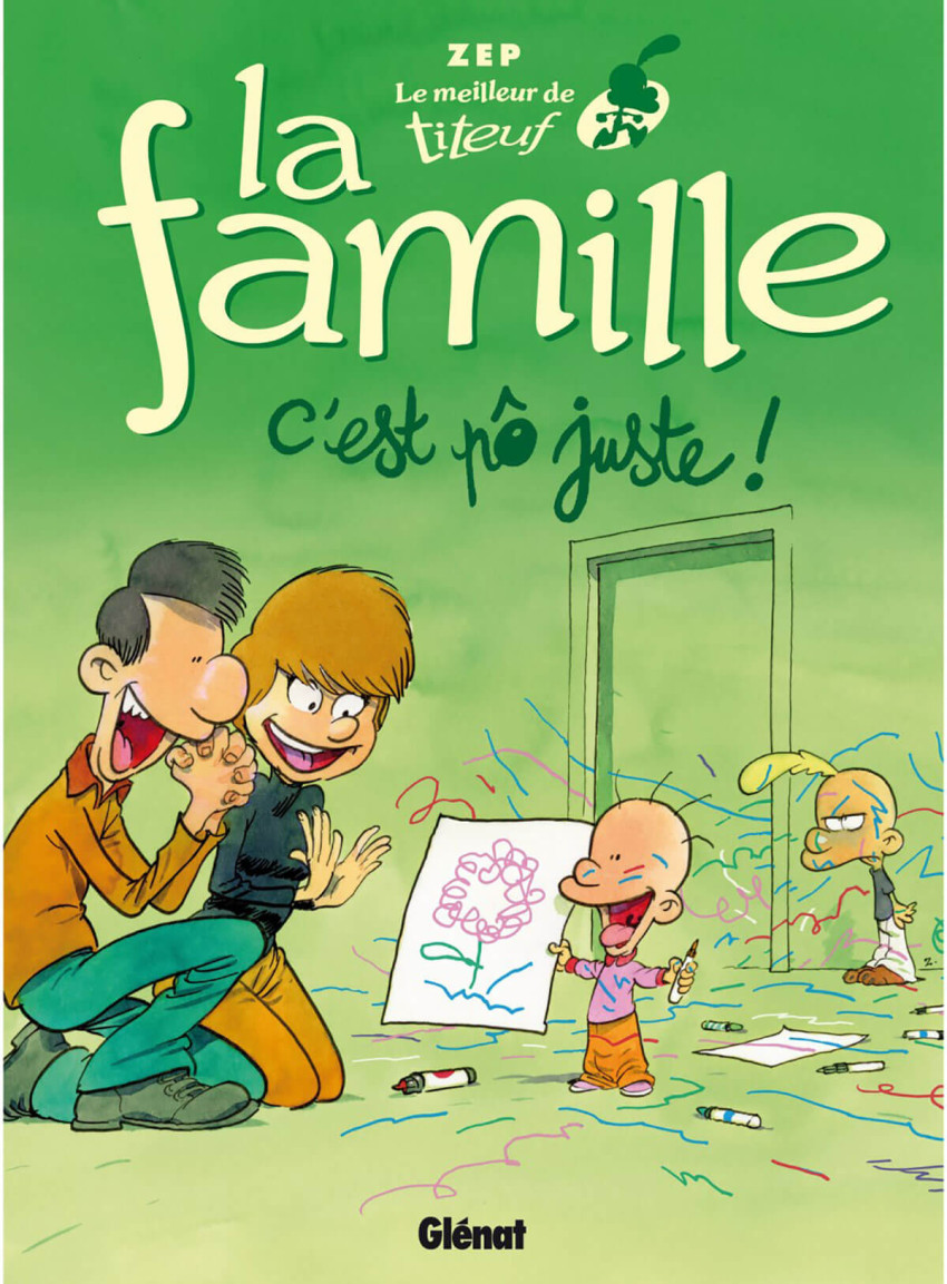 Couverture de l'album Titeuf La famille - C'est pô juste !