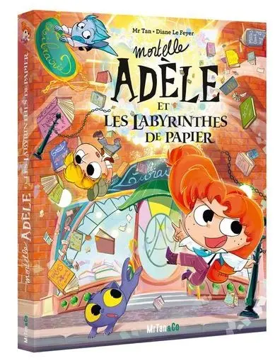 Couverture de l'album Mortelle Adèle Mortelle Adèle et les labyrinthes de papier