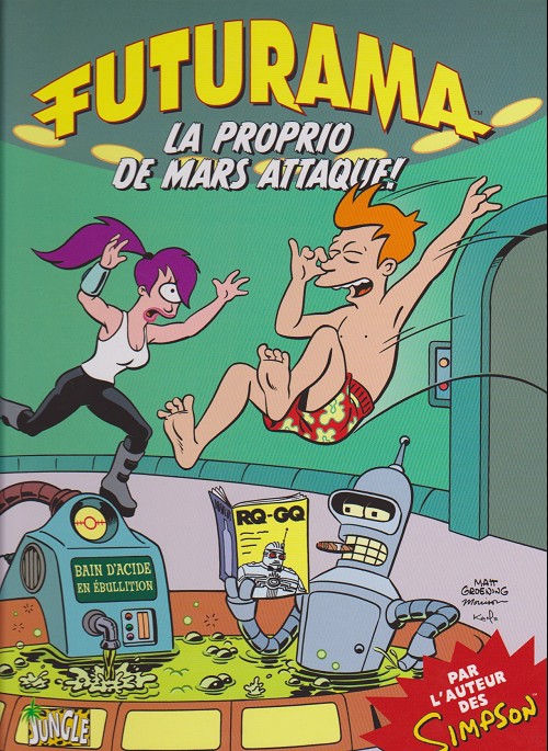 Couverture de l'album Futurama Tome 2 La proprio de mars attaque !