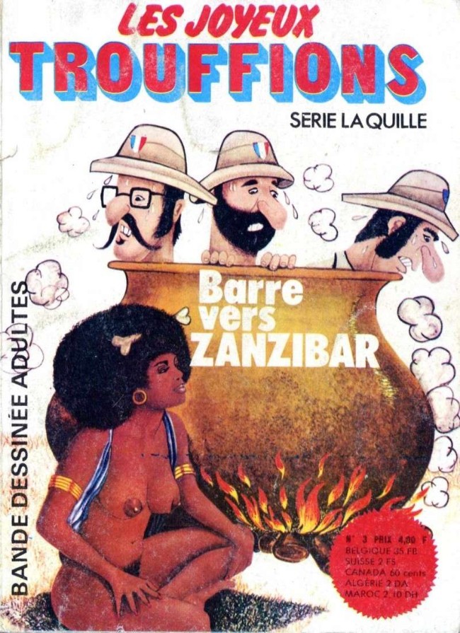 Couverture de l'album Les Joyeux trouffions Tome 3 Barre vers Zanzibar