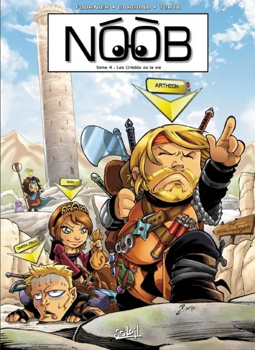 Couverture de l'album NOOB Tome 4 Les crédits ou la vie