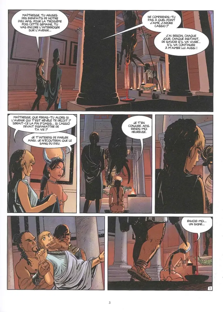 Planche de l'album Cassio Tome 7 Le réveil d'une déesse