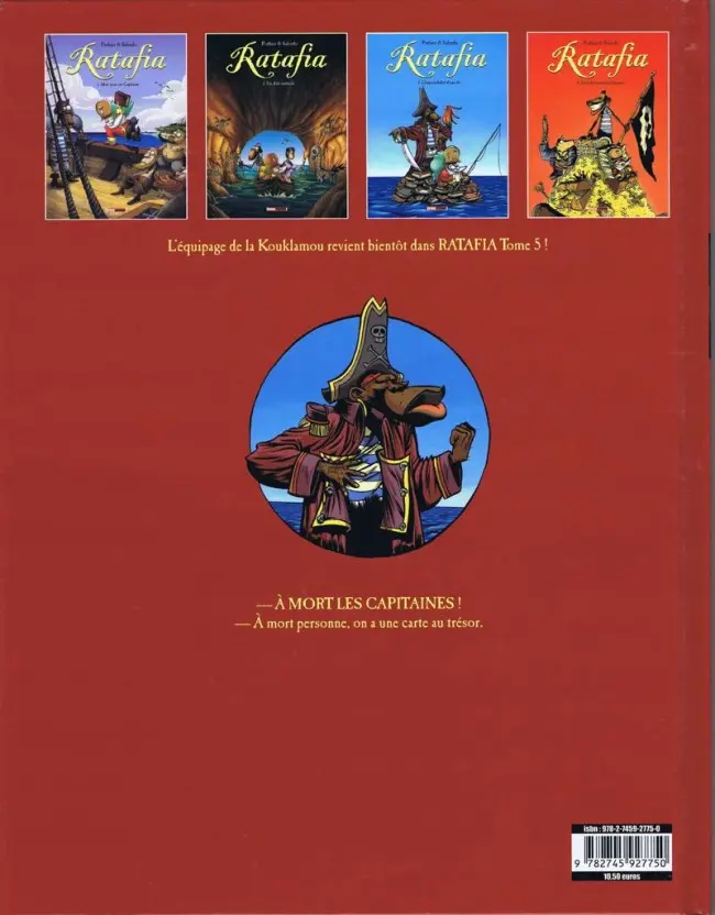 Verso de l'album Ratafia Tome 4 Dans des coinstots bizarres