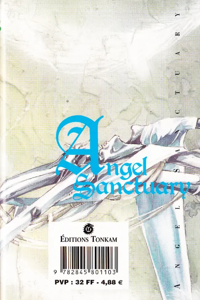 Verso de l'album Angel Sanctuary 7