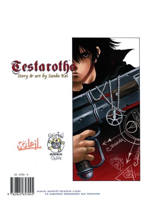 Verso de l'album Testarotho 4