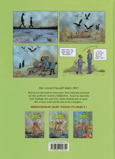 Verso de l'album Toxic planet Tome 3 Retour de Flamme
