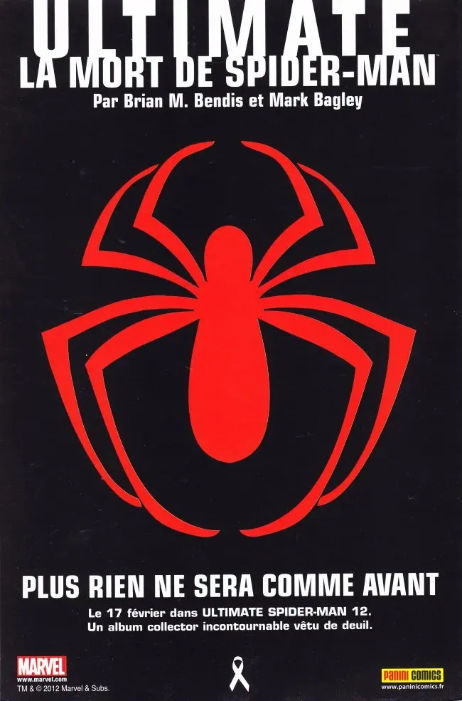 Verso de l'album Ultimate Avengers Tome 4 Ultimate X