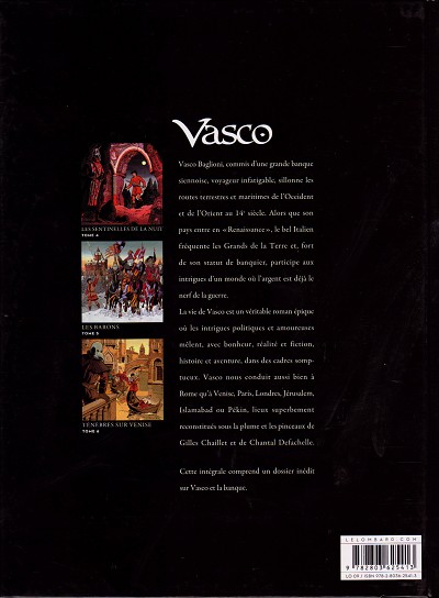 Verso de l'album Vasco Intégrale Livre 2