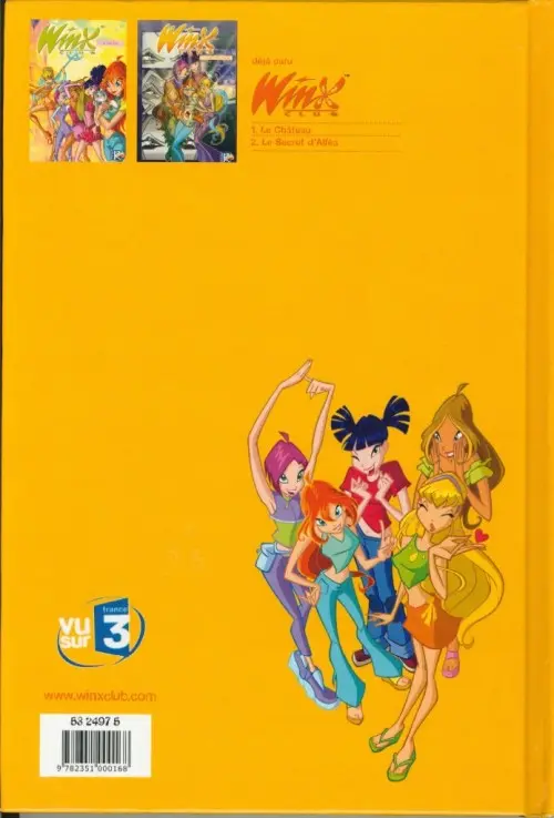 Verso de l'album Winx Club Tome 2 Le secret d'Alféa