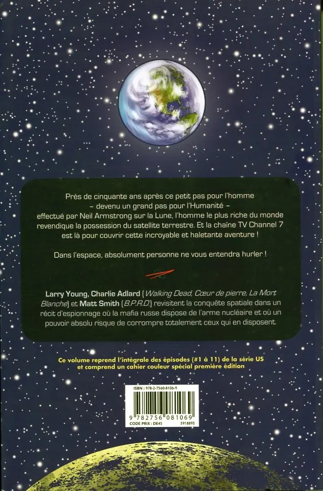 Verso de l'album Astronauts in Trouble