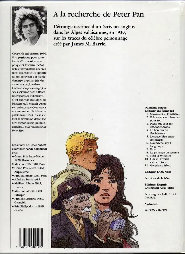 Verso de l'album A la recherche de Peter Pan Tome 2