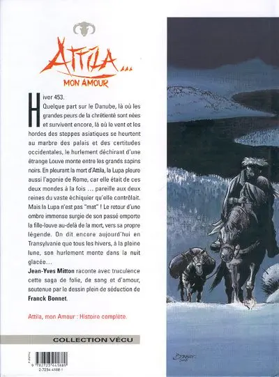 Verso de l'album Attila... mon amour Tome 6 Voir Rome... et mourir