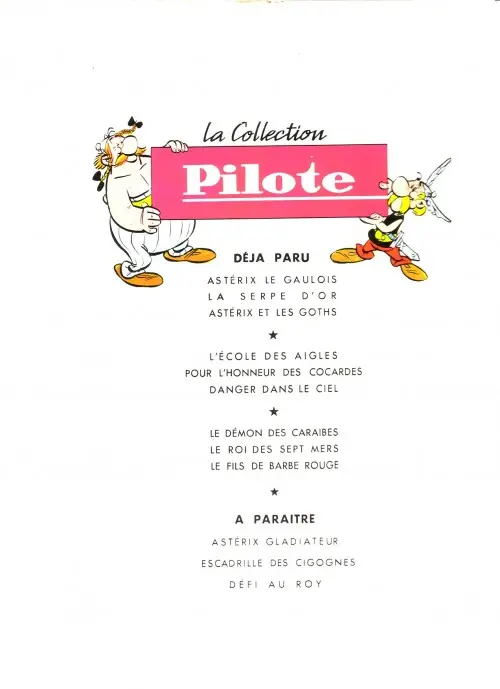 Verso de l'album Astérix Tome 3 Astérix et les Goths